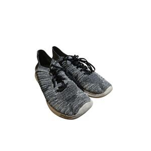 Nike free gray lace up gym shoes, size 7.5